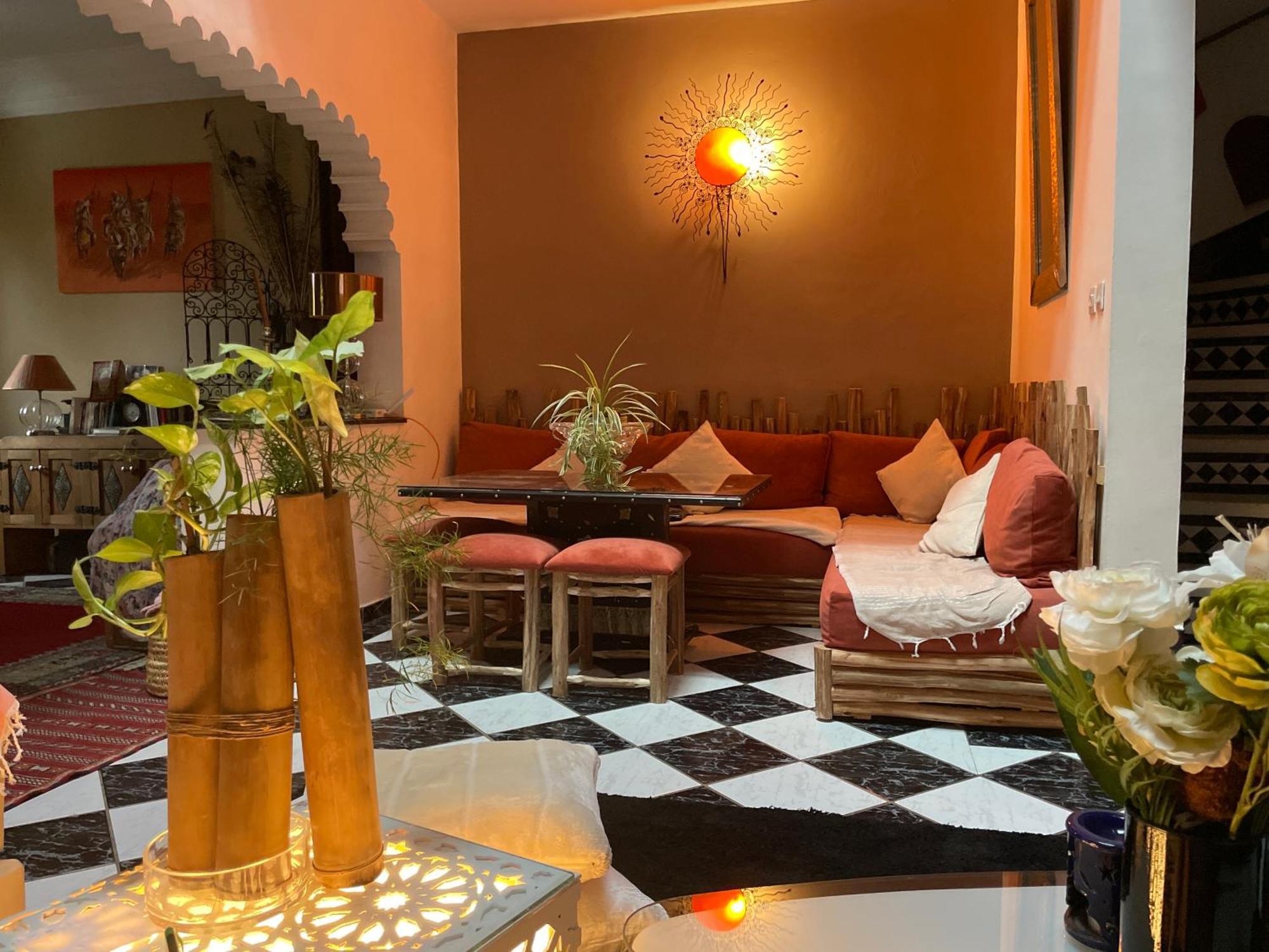 Riad Palmier Fleuri Marrákes Kültér fotó