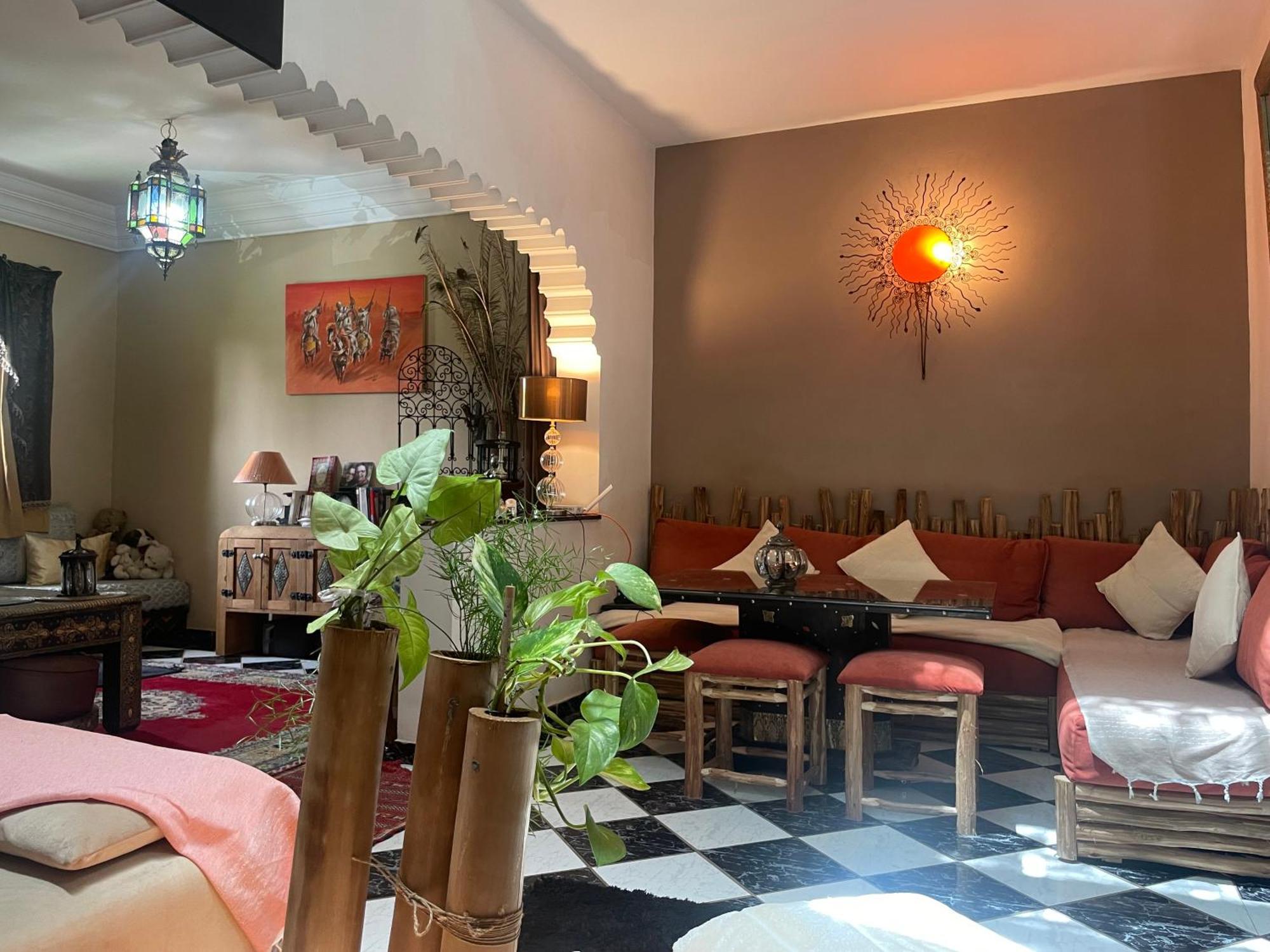 Riad Palmier Fleuri Marrákes Kültér fotó